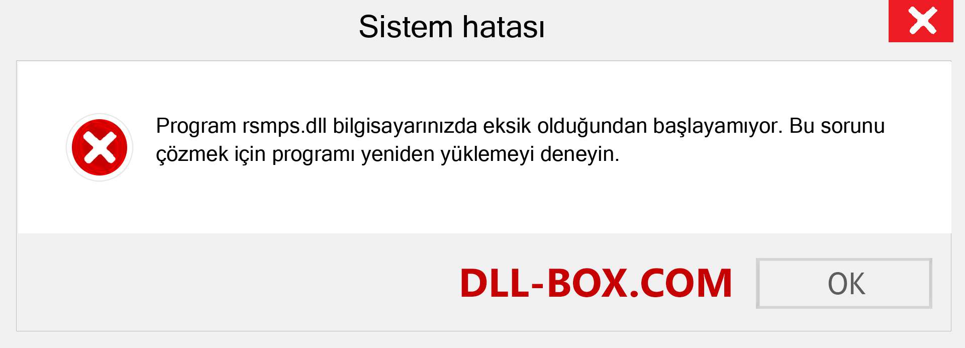 rsmps.dll dosyası eksik mi? Windows 7, 8, 10 için İndirin - Windows'ta rsmps dll Eksik Hatasını Düzeltin, fotoğraflar, resimler